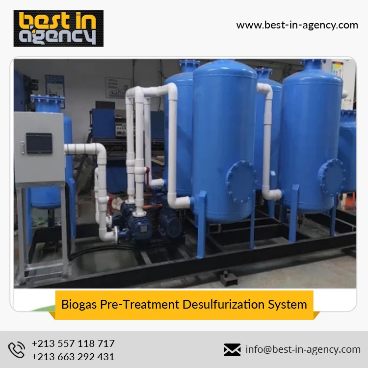 Advanced Technology Skid Mounted Comprehensive Biogas Pre-Treatment Desulfurization System Before Generator