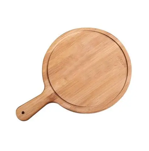 Traditional Luxury Natural Wooden Pizza Peel Set For Home Made Pizza Bread Baking Size 12 Inch Pizza Premium Quality
