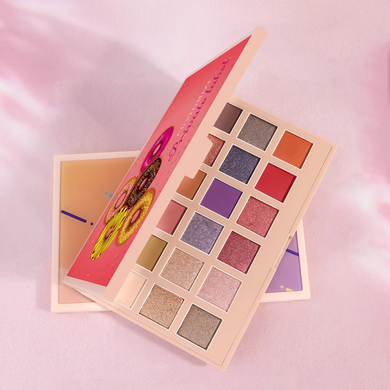 18 Color Highlighter Powder Face Brighten Pressed Matte Glitter Eye shadow Palette Cosmetics Makeup Powder Cake