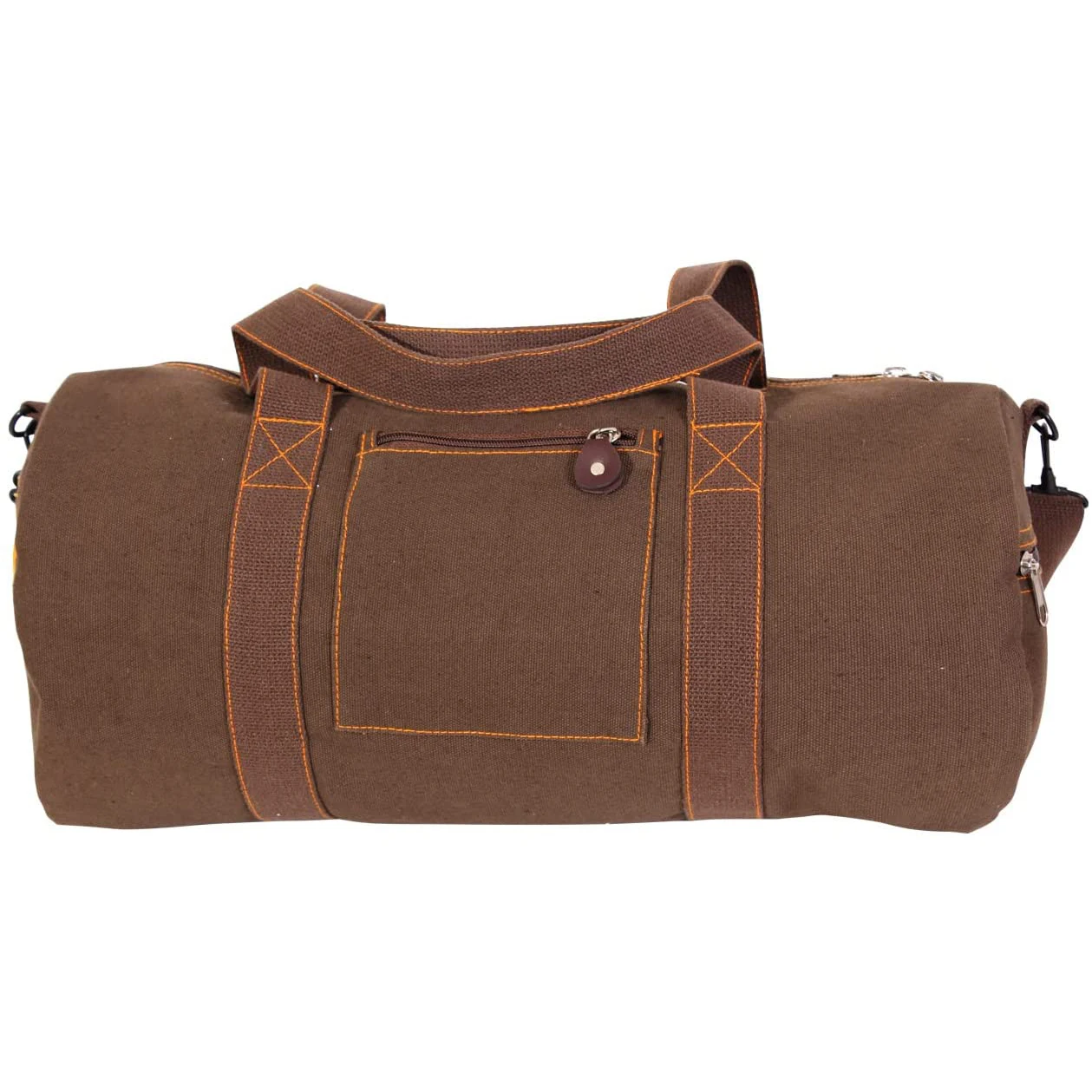 Heavy Duty Canvas Travel Duffel Bag Zipper Closure Man Woman Gym Sports Fitness Camping Outdoor Equipment Weekend Duffel Bag