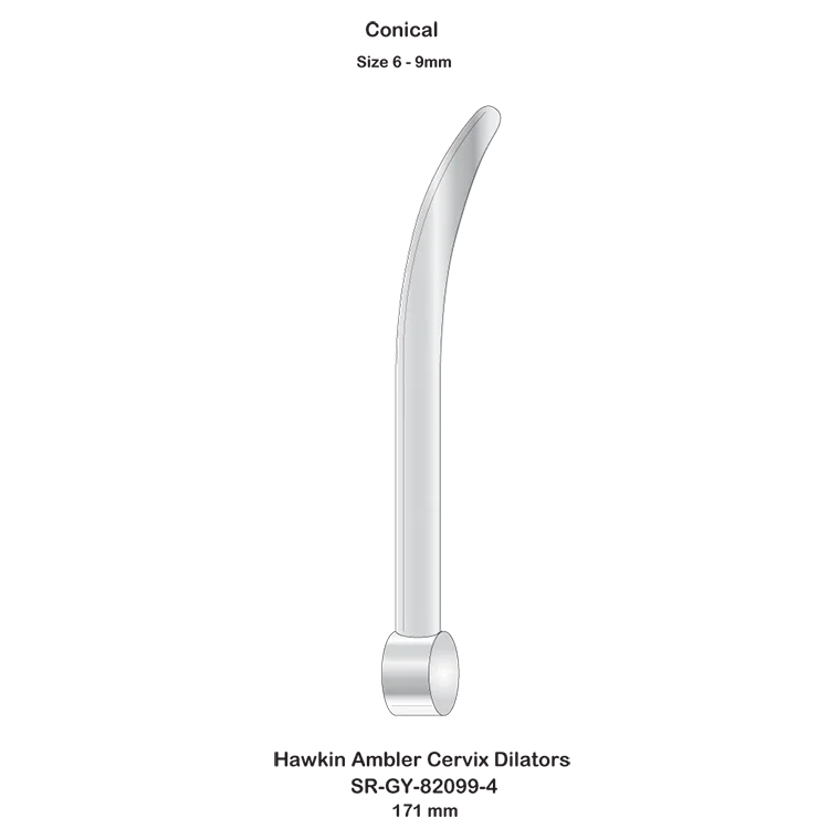 Hawkin Ambler Cervix Dilators Gynecological obstetrics High Grade stainless steel surgical instruments