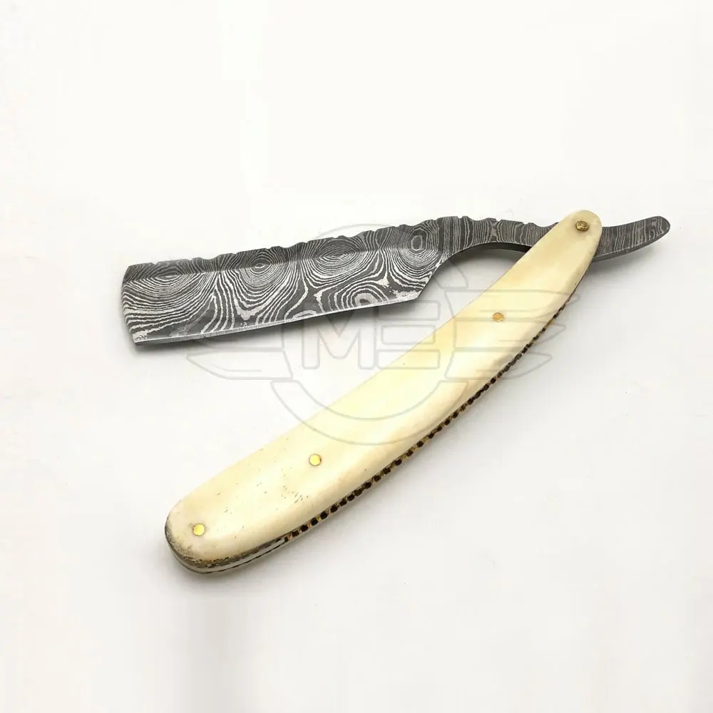 
Straight Razor with Wooden Handle Shaving Razor for Beard Grooming Straight Folding Razors 