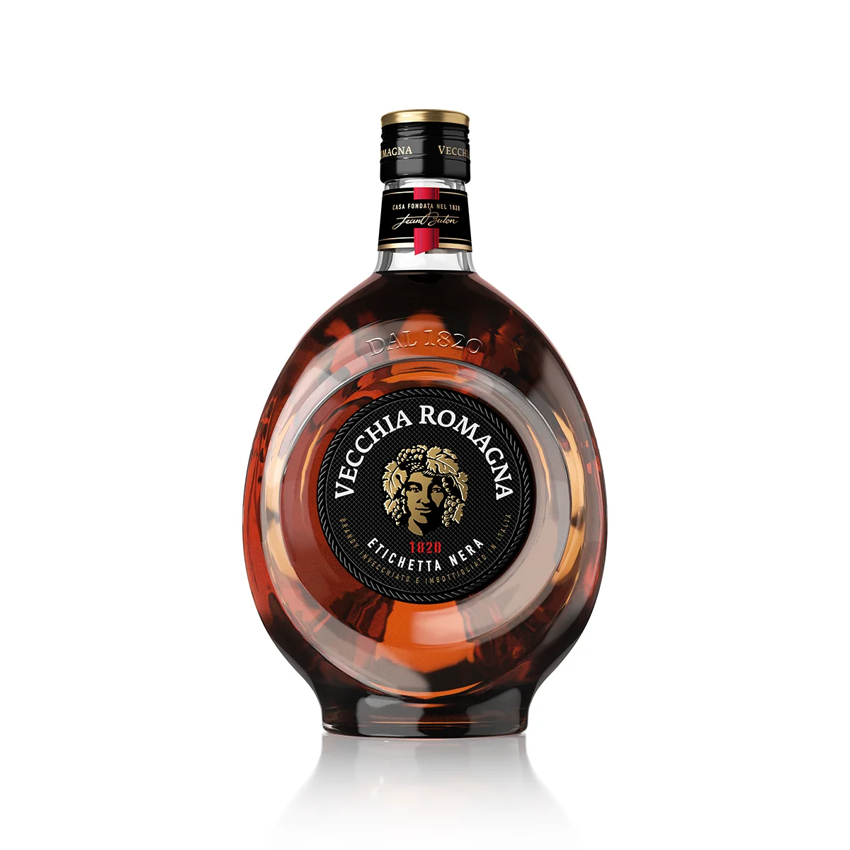  Премиум линия Итальянский бренди Vecchia Romagna Etichetta Nera бутылка 70