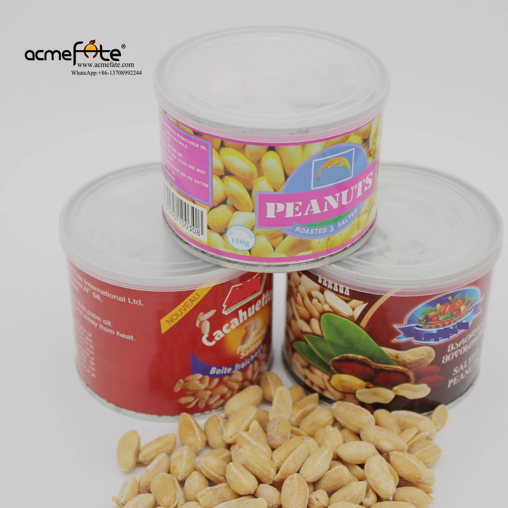 Оптовая продажа, консервированный жареный и соленый арахис 150 г