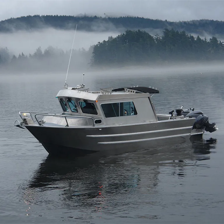 Kinocean  Large Welded Aluminum High Speed Fishing Luxury Cuddy Cabin Cruiser Boat