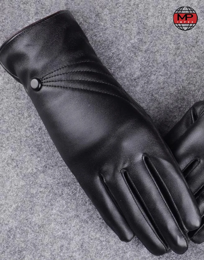 Модные мужские кожаные перчатки из козьей кожи для вождения