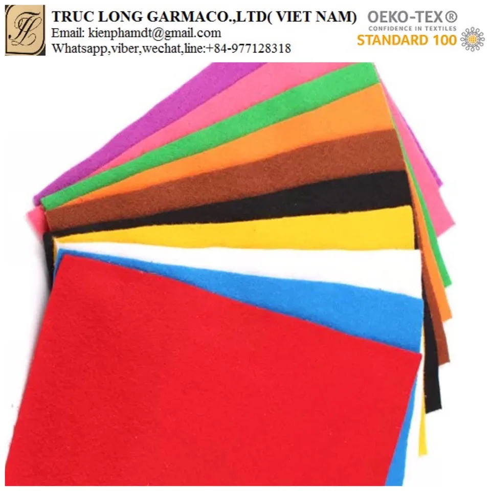 
Factory supply best price 2mm thick non woven fabric needle punch polyester felt 