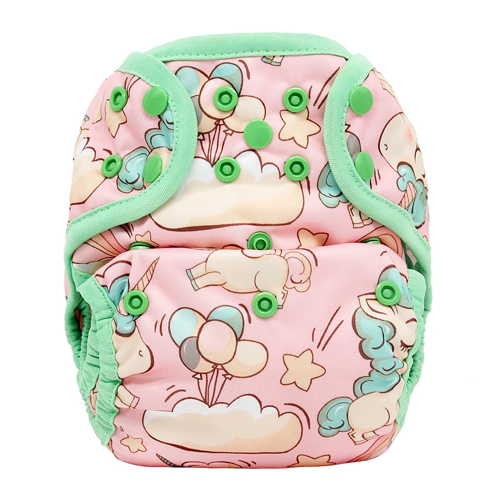 PUL Waterproof One Size Pocket Diapers Cover Washable Cloth Diapers Adjustable Reusable Baby Diaper