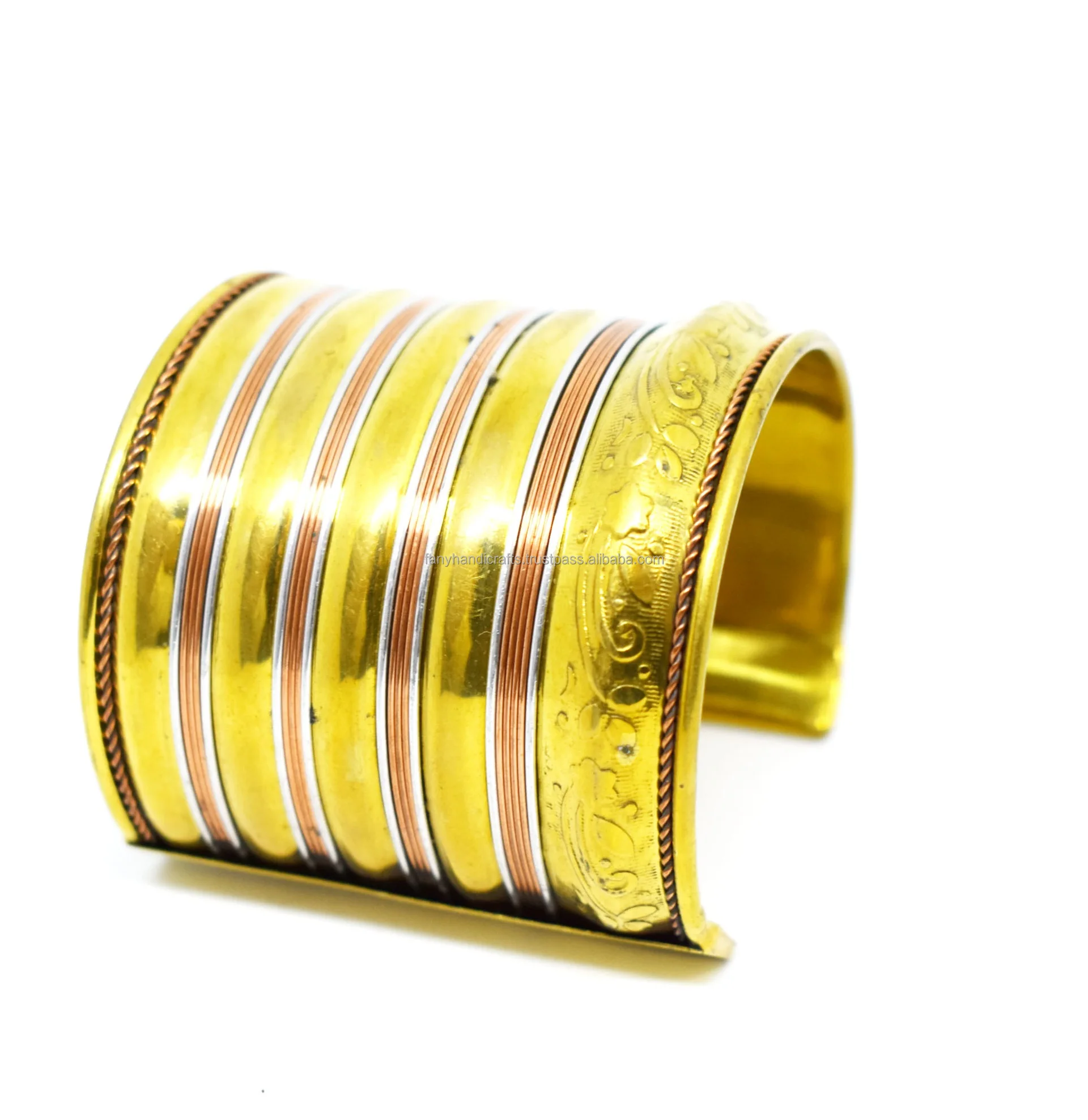 Wedding bracelets bridal bangle three colors optional statement bangle Filigree cuff bangle bracelet