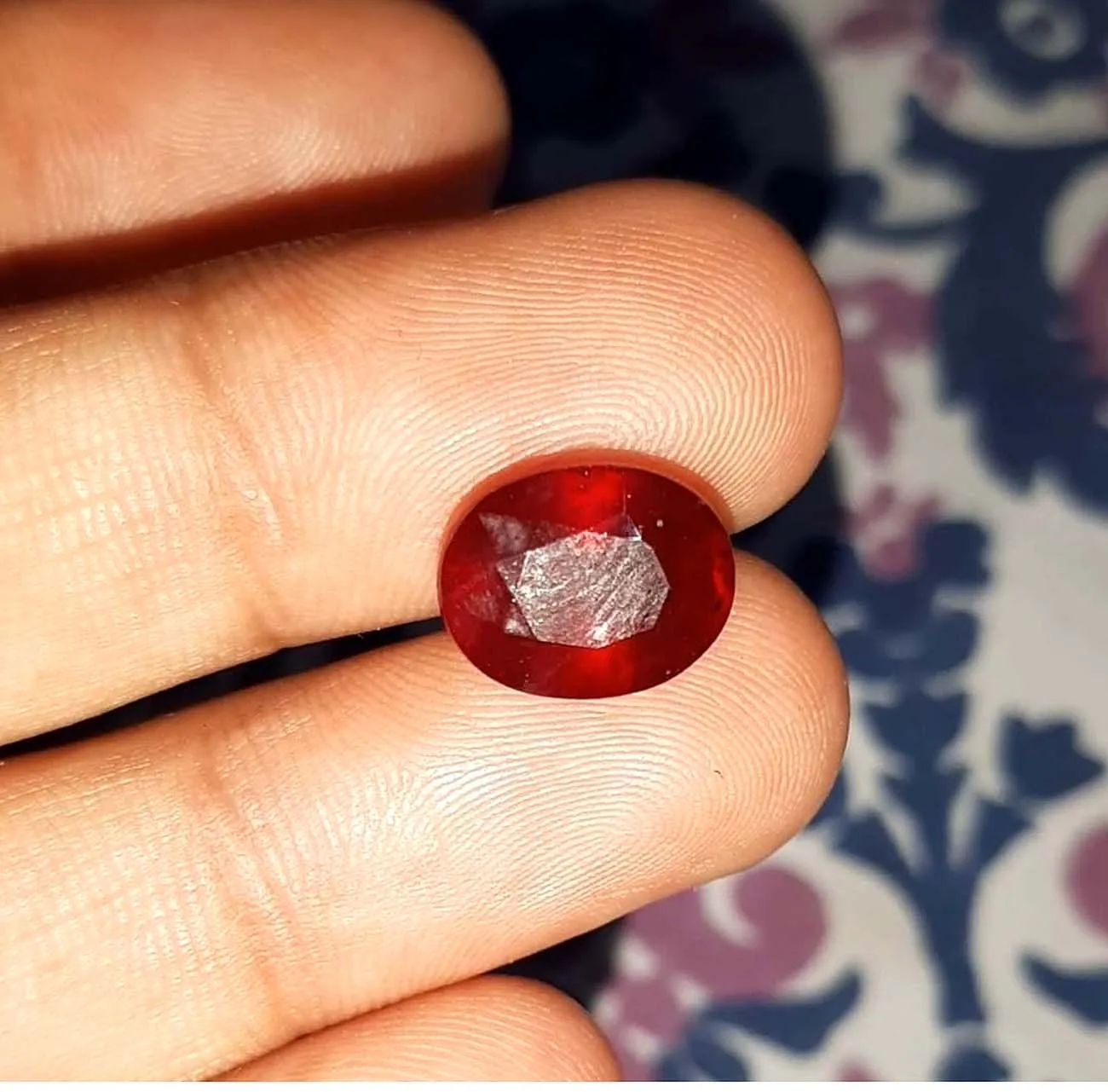100% Natural Top Quality Ruby Oval Cut Gemstone For Wedding Jewelry Stones