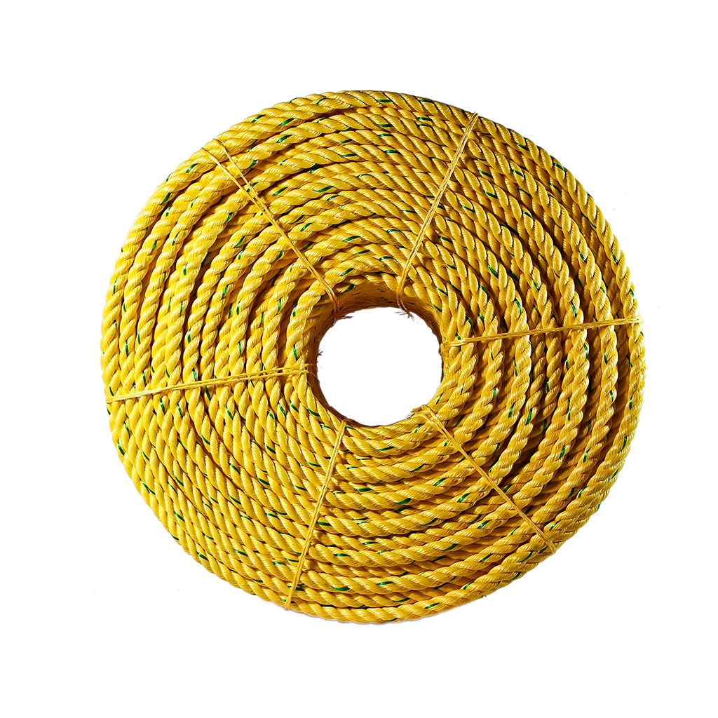 High Strength Colorful Natural 3strands 5-48 mm Twisted PP/Polypropylene Rope made in Vietnam
