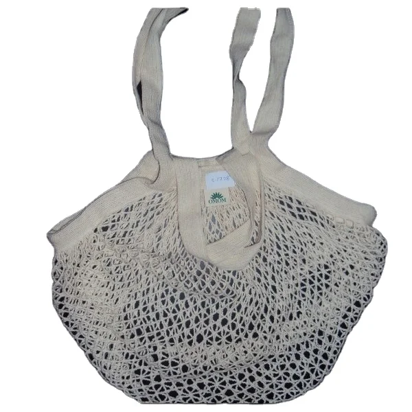 GOTS Certified Customized Factory Made Printed Natural Cotton Jumbo White Drawstring Carry Bag for Shopping