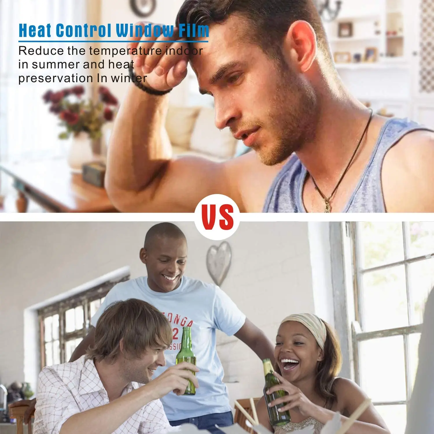 One way window film block heat anti looking window glass stickers window tint