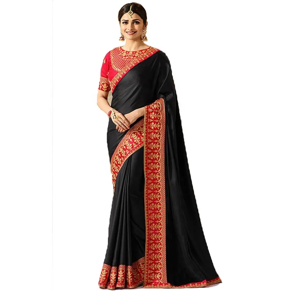 New latest casual wear designer saree with beautiful blouse piece indian women wear sari cheap low price wholesale surat