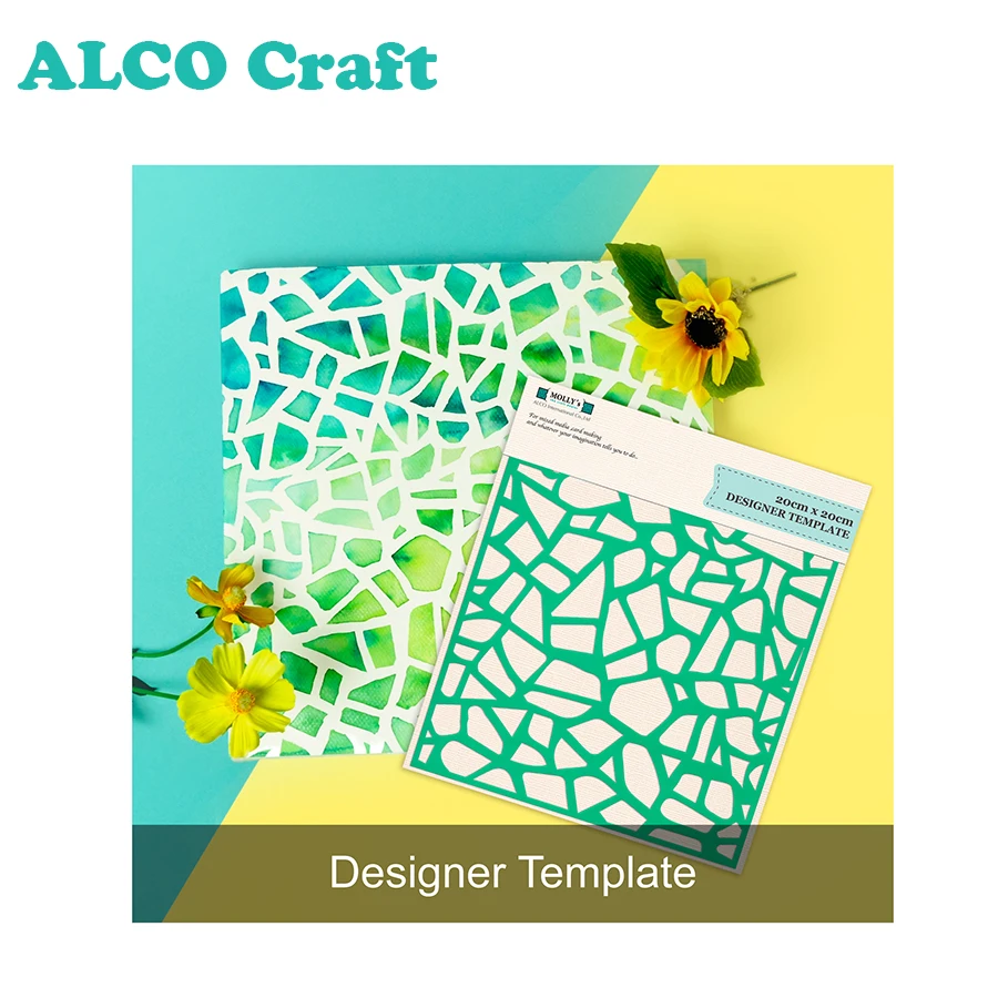 Beautiful flower custom stencil designs for DIY craft