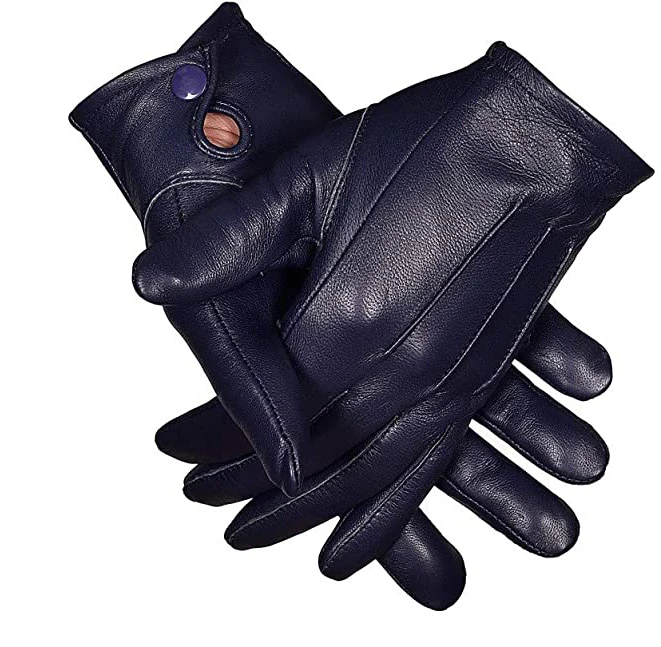 Leather Ladies Dressing Winter Gloves Top Selling Brown Premium Goat Skin Leather Classic Fashion Gloves Spring Autumn Winter PK