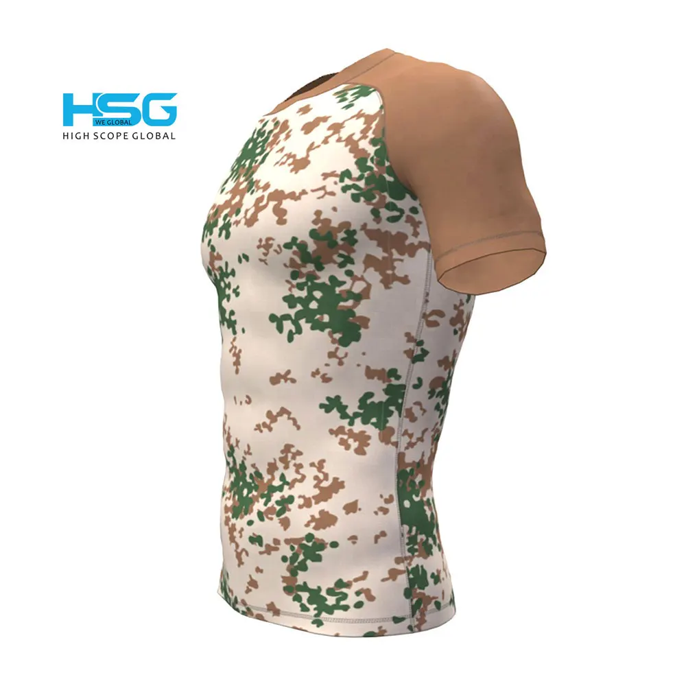 Hot seling best design customized Rash guard short sleeve  manufacturer design your own mma rash guard