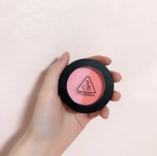 3CE DUO COLOR FACE BLUSH Private Label Make Up Beauty Korean Cosmetics Custom Logo Blush Palette DIY Makeup
