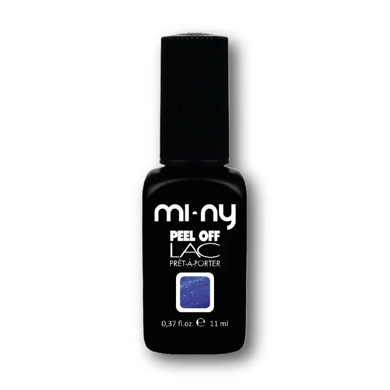 HIGH QUALITY ITALIAN REVOLUTIONARY VEGAN GEL NAIL POLISH PEEL OFF LAC ONE STEP - 7 FREE FORMULA, COLOR NAME:  LAPIS BLUE 11 ML