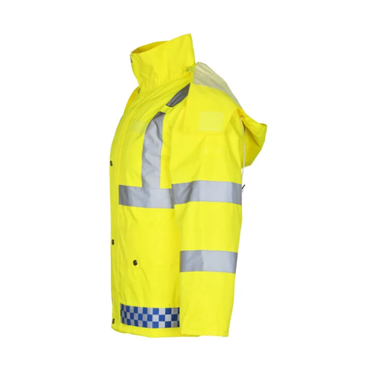 High Visibility Waterproof Light Reversible Jacket Construction Work Wear Safety Reflective Jacket work wear Uniform jacketshirt