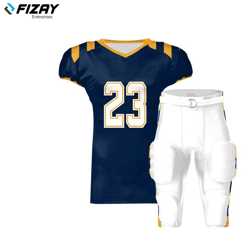 Quick Dry Breathable Superb Quality American Football Uniform Polyester Fabric Football Uniform