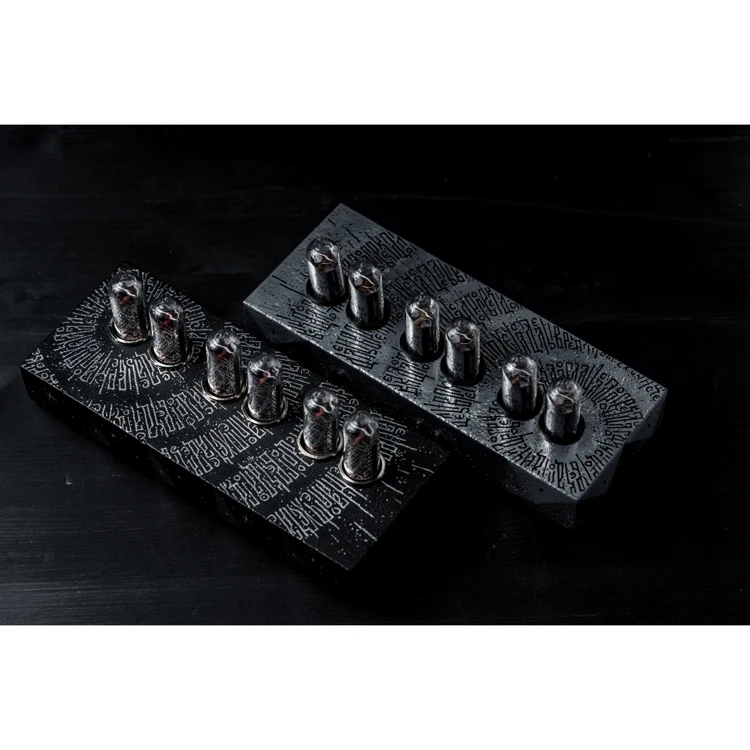 Лучшее качество, изготовленные nixie трубчатые часы «Saturn-C Lamonov Night», окрашенные известными дизайнерскими ограниченными сериями, декоративные настольные часы