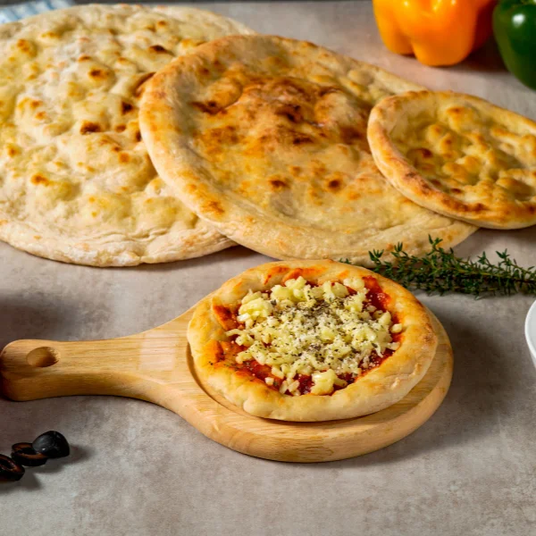 12 месяцев пушистая и жевательная соленая немного вкусная запеченная Обычная индивидуальная вакуумная сумка римская пицца корочка