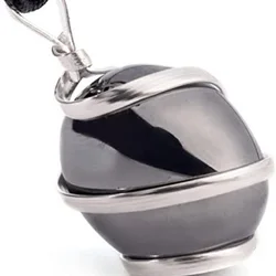 Wholesale Shungite tumbled Pendant Russian sunshine chakra crystals healing for Sale