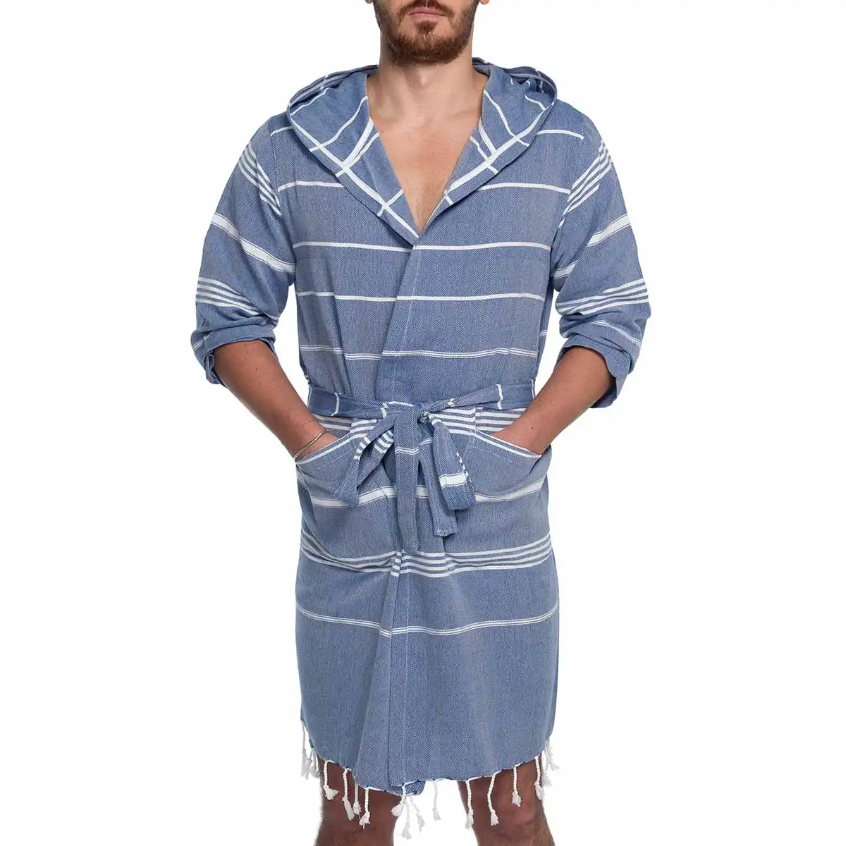 100% Cotton 560 Gr Bathrobe Turkish Towel Peshtemal Bath Robe for Women from Turkey Light Weight Luxury Bath Robes