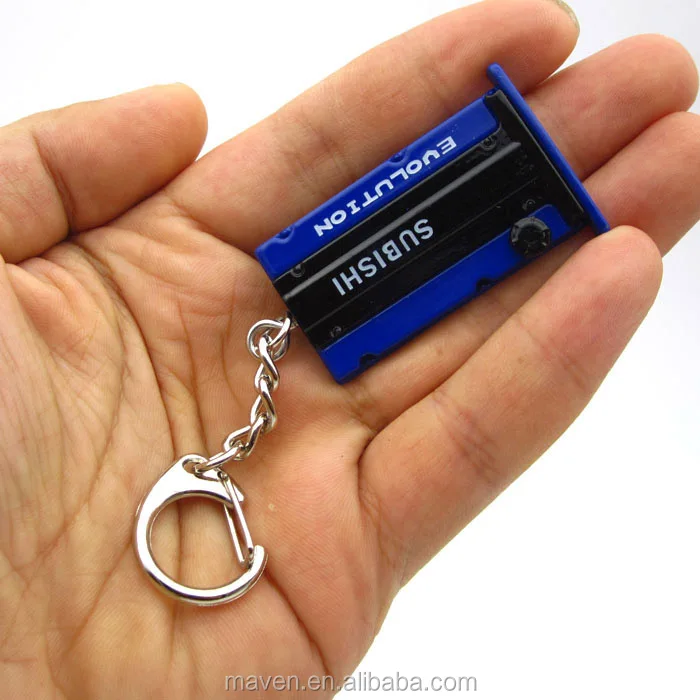 Zin alloy 4G63 LANCER EVOLUTION EVO X engine cylinder head valve cover keychain keyring