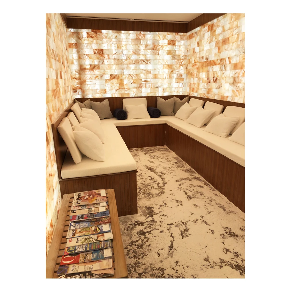 OEM Salt Tiles Rock Salt Blocks for Spa Rooms Sauna Rooms Natural Craft Tiles For Grilling Cooking