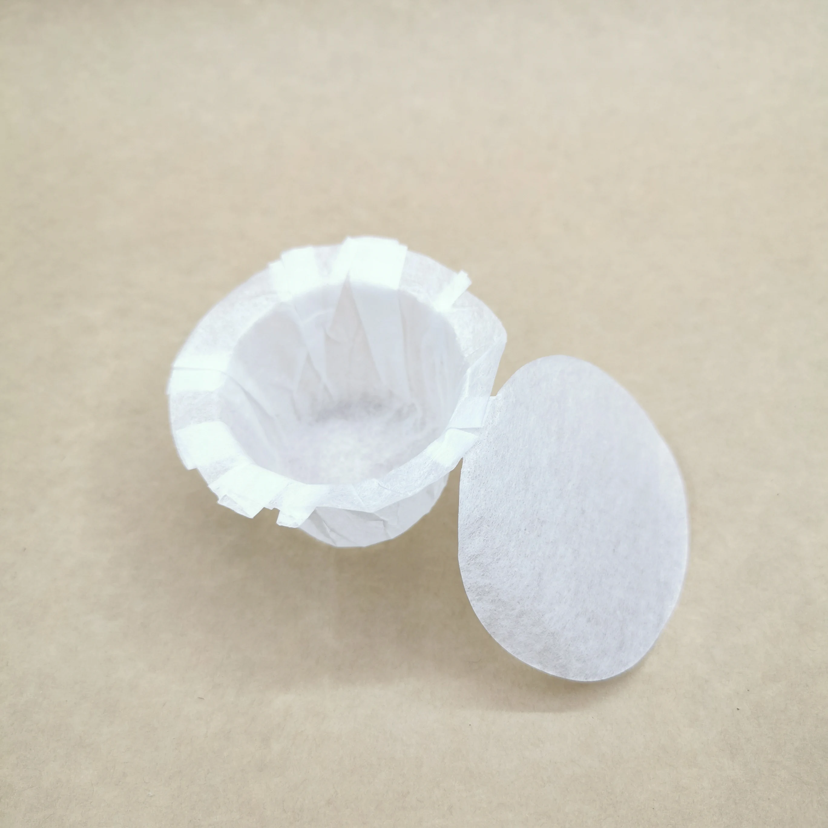 Disposable Coffee Paper Filter with Lids compatible Coffee pod filter k-cup filter