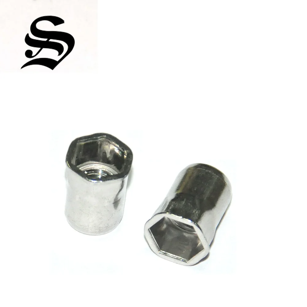 
Taiwan factory aluminum stainless steel closed end round blind rivet nut 