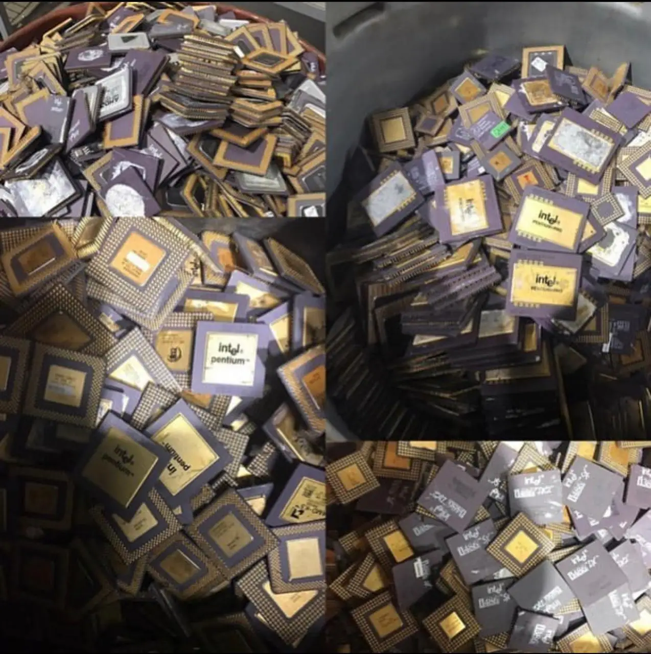 Pro Ceramic Cpu Scraps / processor scraps electron scraps