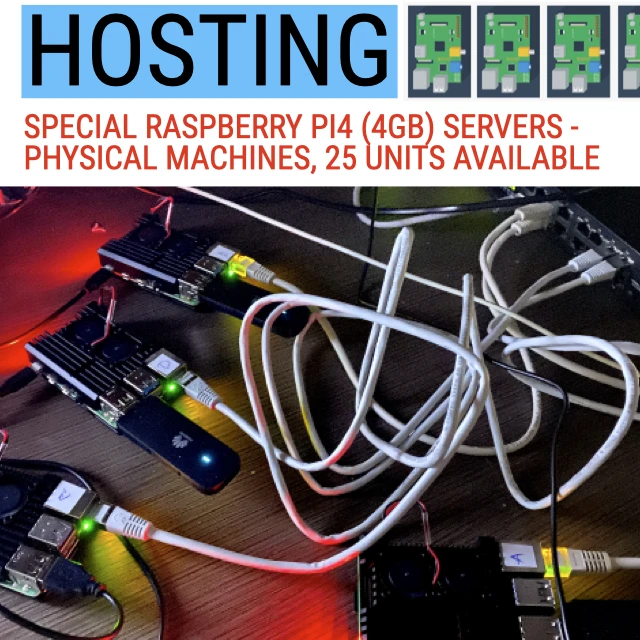 
Raspberry pi4 server based hosting 