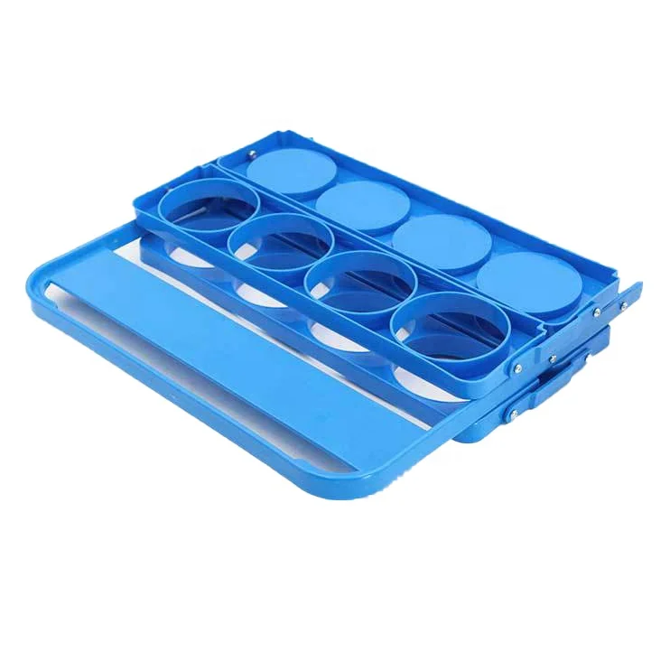 
Sports water cup holder, Football training water bottle holder, Foldable 8-hole athlete drink holder water cup holder 