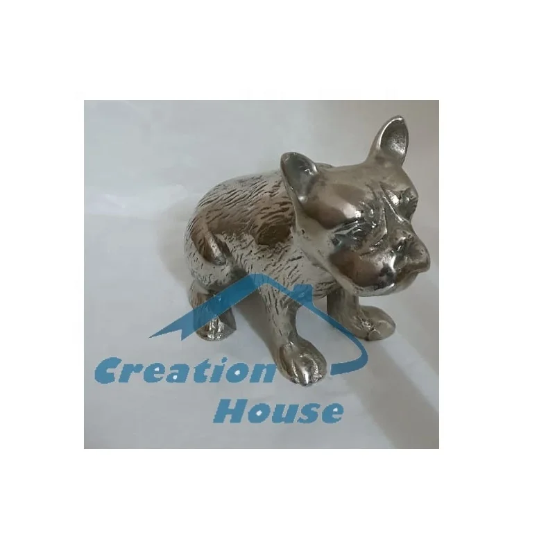 Animal Aluminium Bull Dog Sculpture