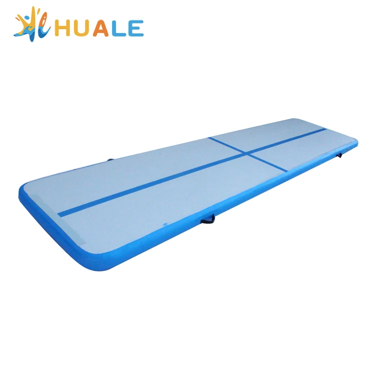 Custom 4x1x0.1m gym airtrack inflatable air track gymnastics tumbling mat air tumble track
