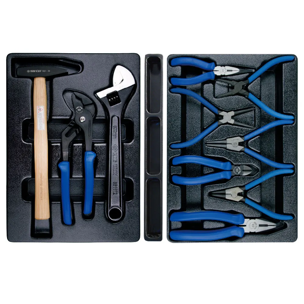 KING TONY 173 PCS Tool Trolley Set Mechanical Tool Set Metal Tool Box Set 932-000MR