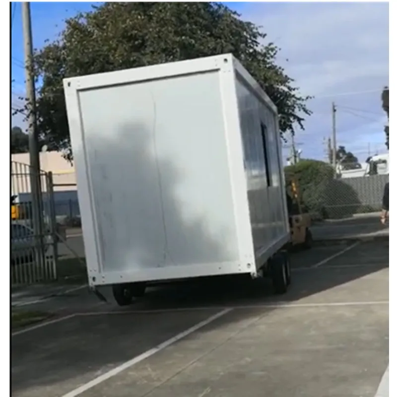 easy assembly eco living modular prefab flat 20 feet foldable container prefabricated tiny house on wheels