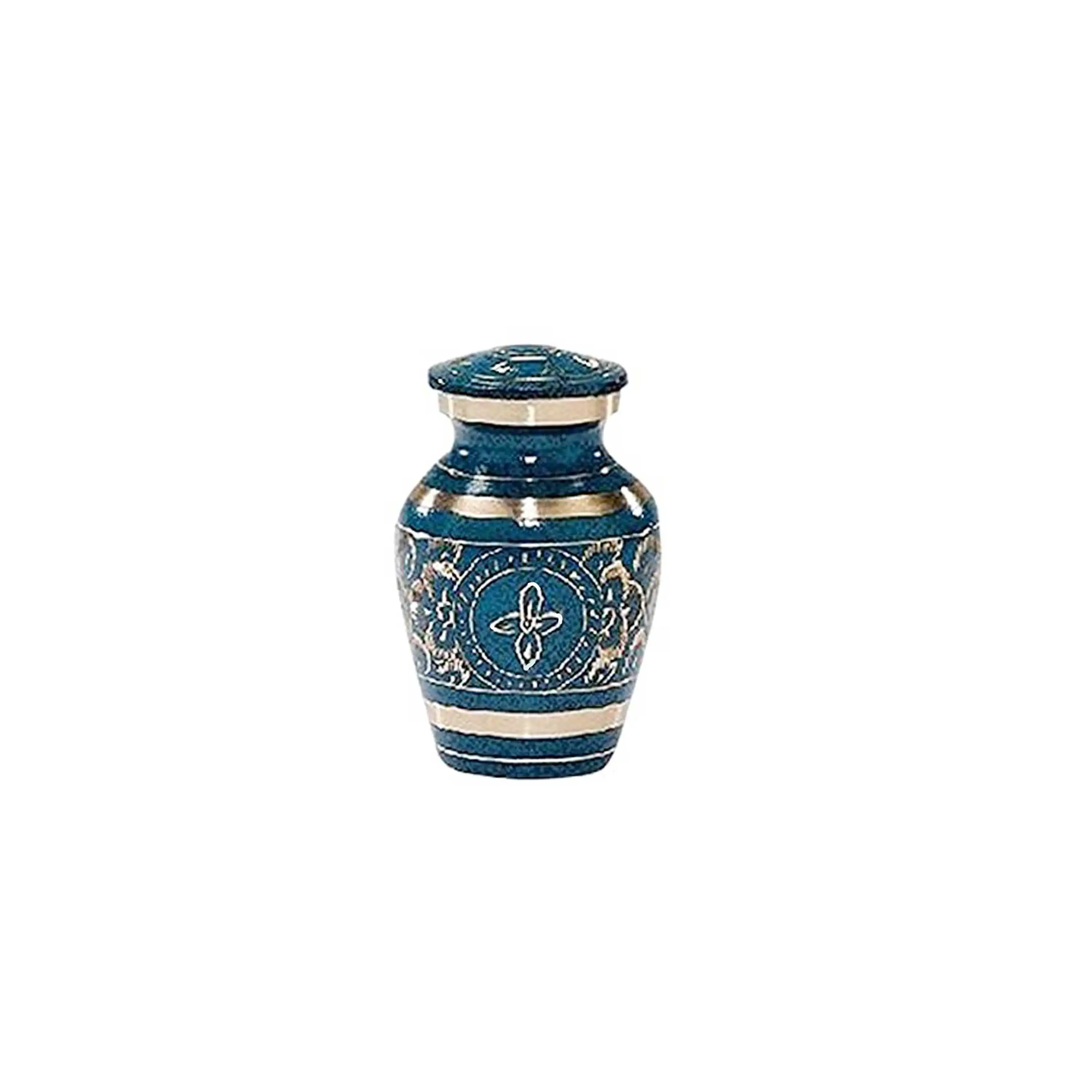ROSE STEM KEEPSAKE CREMATION URN FUNERAL SUPPLIES BRASSWORLD INDIA