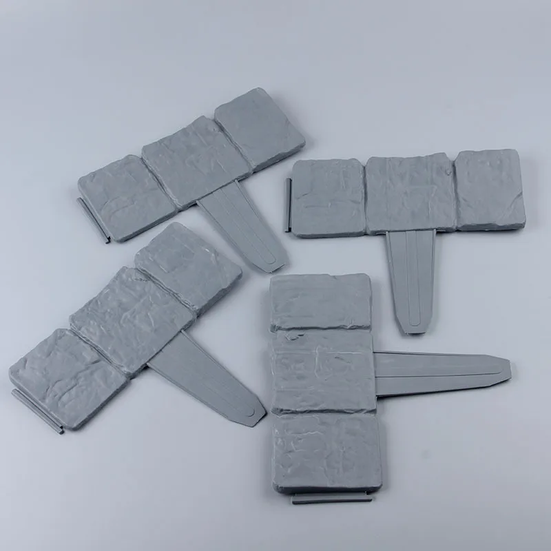 Каменный внешний вид пластиковый маленький забор бордюр для газона сада растений украшения дома и