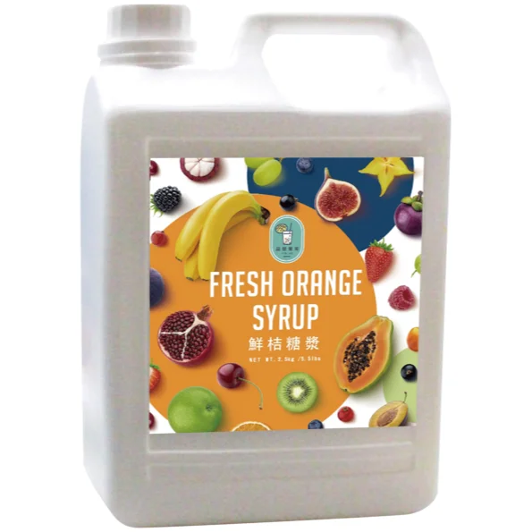 Taiwam Supplier High Quality soft Drink Ingredients For Fresh Orange Syrup