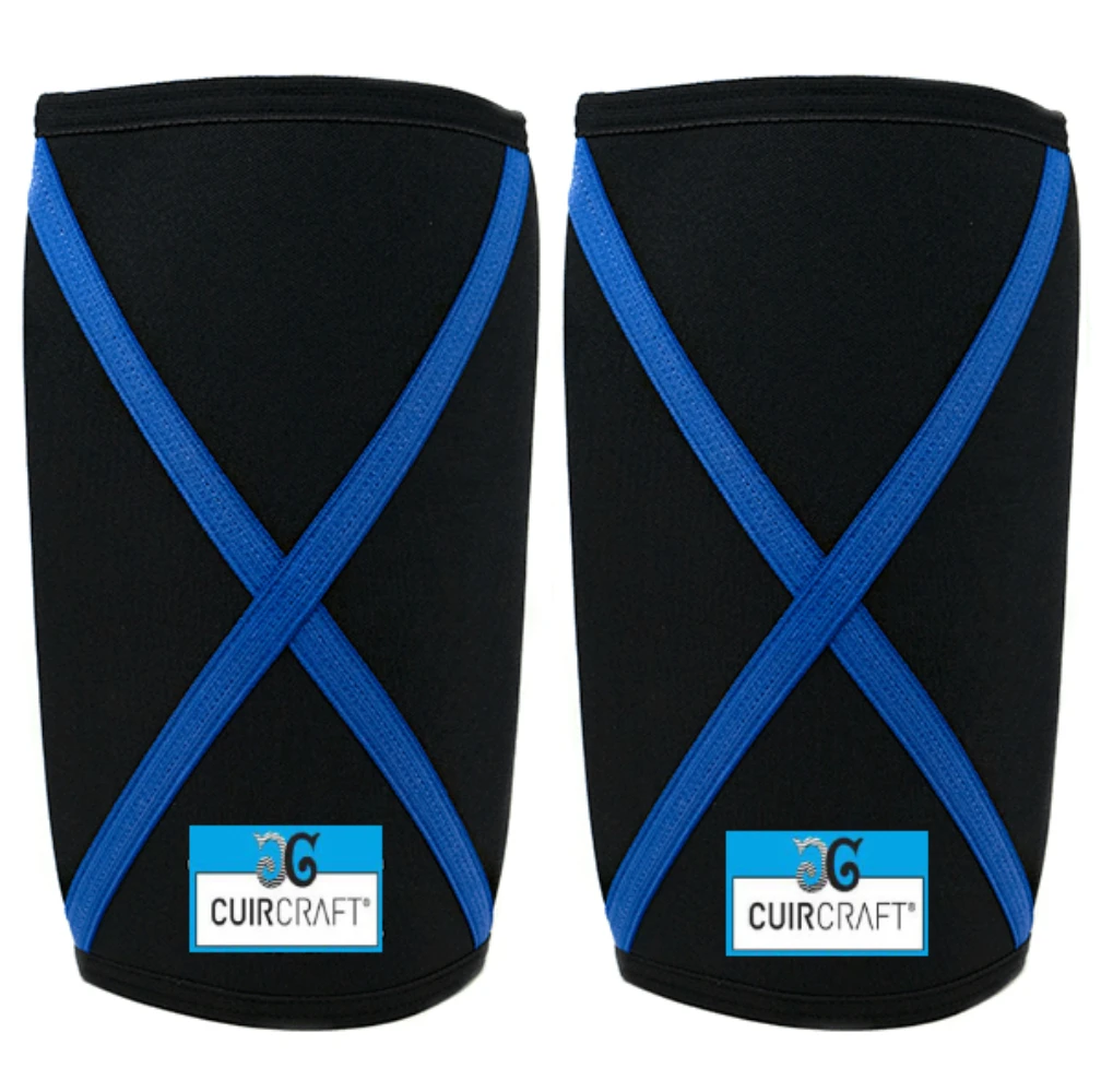 Neoprene Knee Sleeves 5 mm Neoprene Perfect Support for Cross fit Weightlifting Power lifting