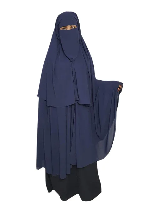
Three Layer Niqab With Integrated Hijab 