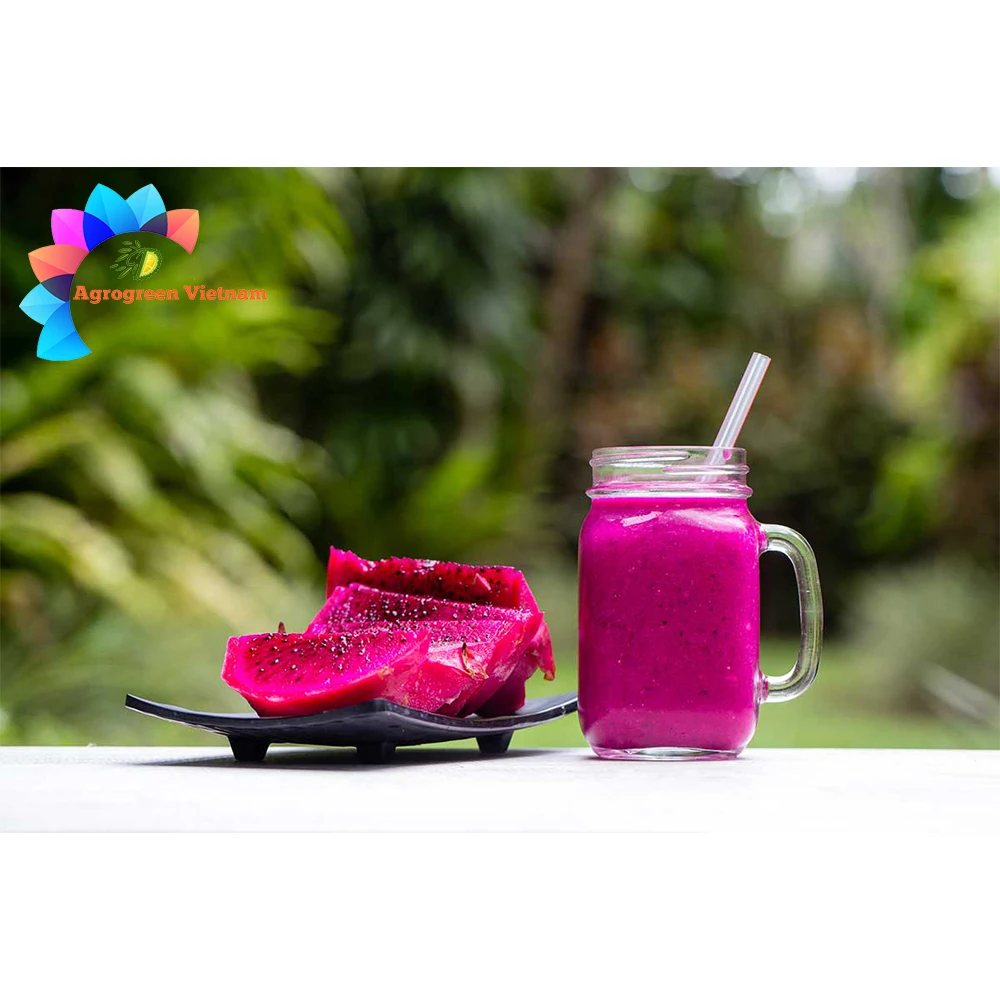Low-calorie Fruit Naturally Sweet Puree Product Fresh Squeezed Dragon Fruit Puree