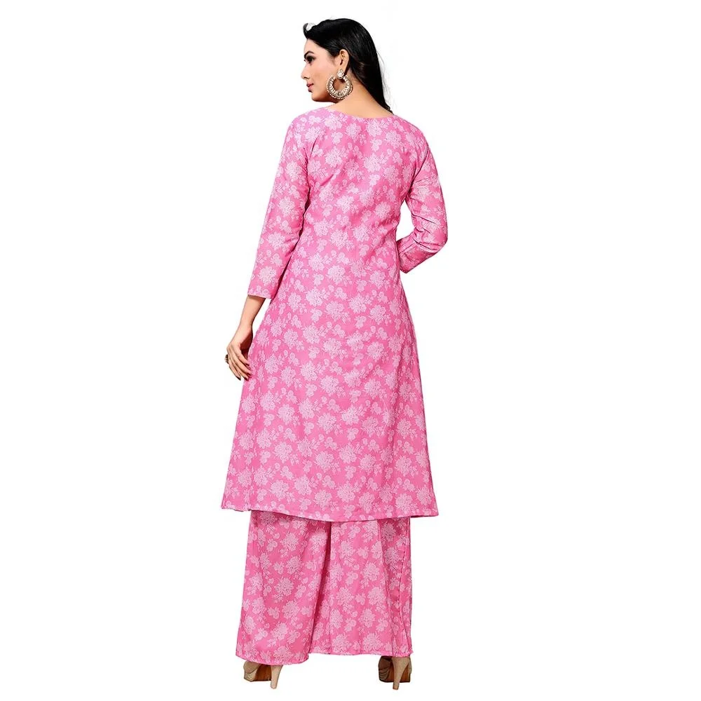 India kurtis women latest Georgette chiffon hijab blouse printed polyester fabric silk pure party wear stock plain dress anarkal garment