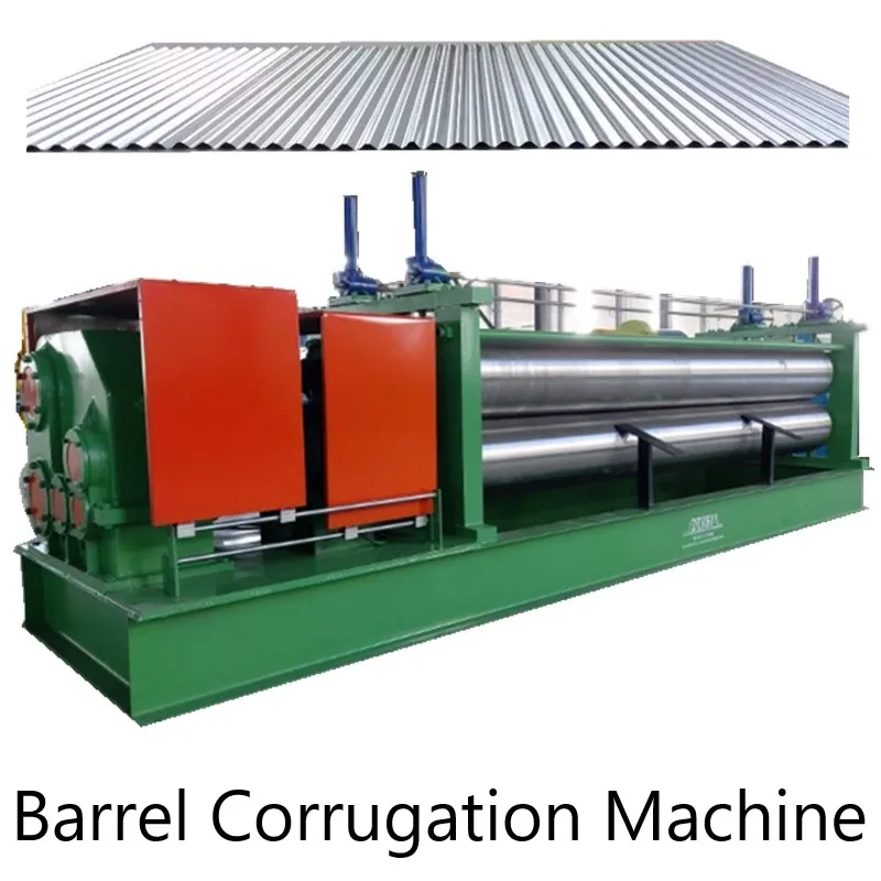 Barrel corrugation Machine Barrel Corrugated Roofing Sheet Making Machine