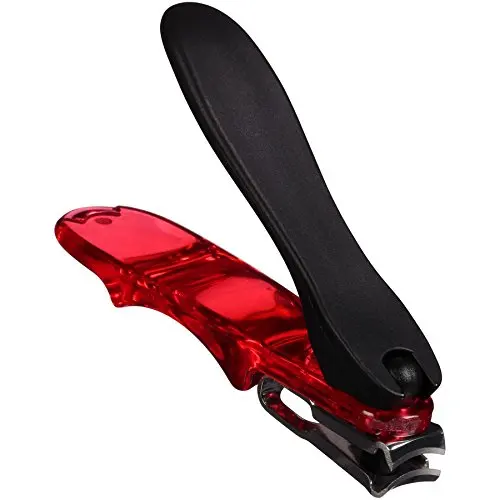 
Pink/Purple/Black Professional Acrylic False Nail Art Tips Clippers Cutter Pink Nail clipper 