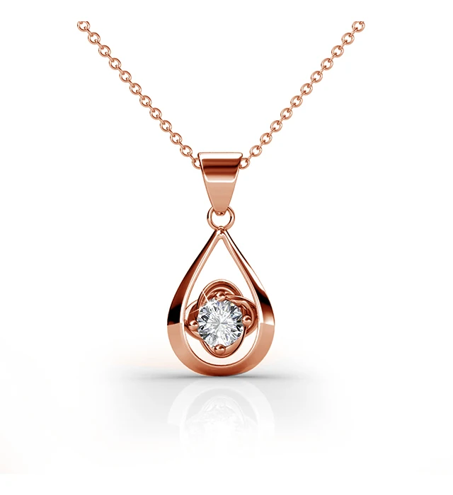 Цепочка с подвеской «Ловец снов» из серебра 925 пробы австрийскими кристаллами